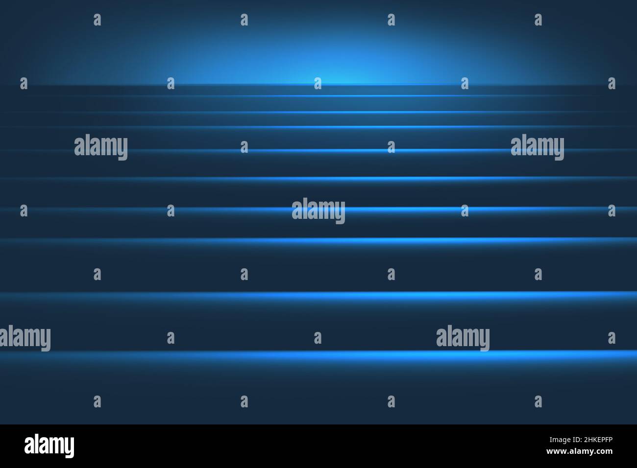 Digital abstract blue background with light effects. 3d illustration ...