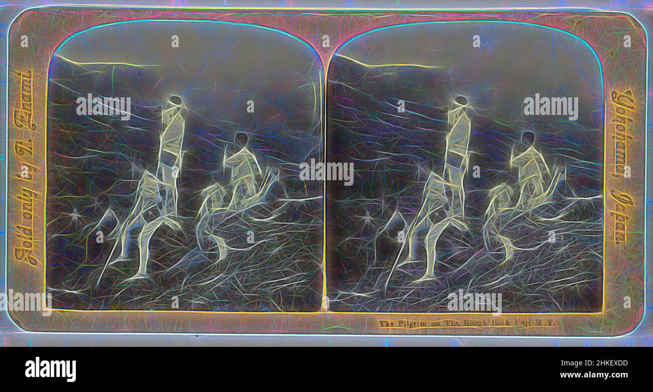 Inspired by Pilgrims on Mount Fuji, Japan, The Pilgrim on The Rough ...