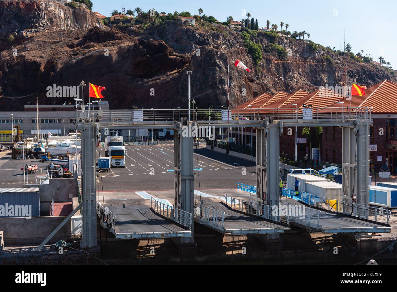 San Sebastian de la Gomera, Spain August 9, 2021 Terminal for