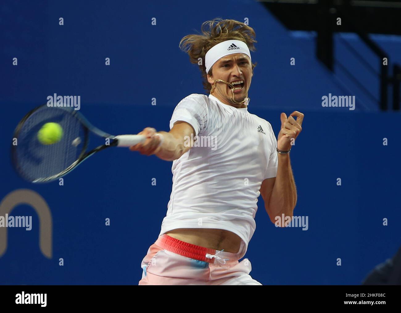 Alexander Zverev of Germany during the Open Sud de France 2022, ATP 250  tennis tournament on February 03,, 2022 at Sud de France Arena in  Montpellier, France - Photo Laurent Lairys / ABACAPRESS.COM Stock Photo -  Alamy