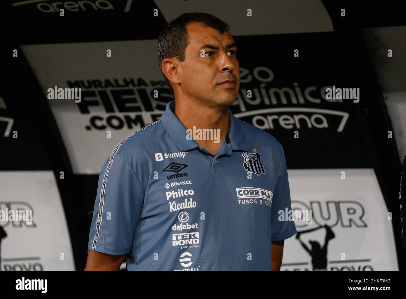 Sao Paulo, Brazil. 02nd Feb, 2022. corinthians team picture during the Campeonato  Paulista football match between Corinthians x Santos at the Neo Quimica  Arena in Sao Paulo, Brazil. Santos won the game