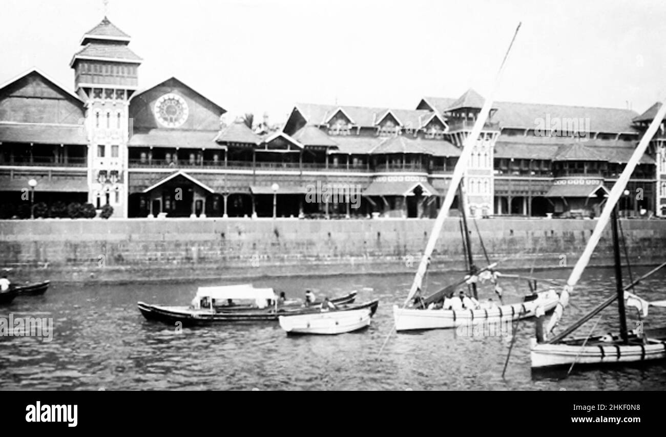Bombay Yacht Club, India, early 1900s Stock Photo Alamy