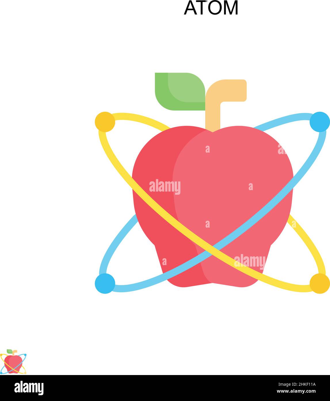 Atom symbol hi-res stock photography and images - Alamy