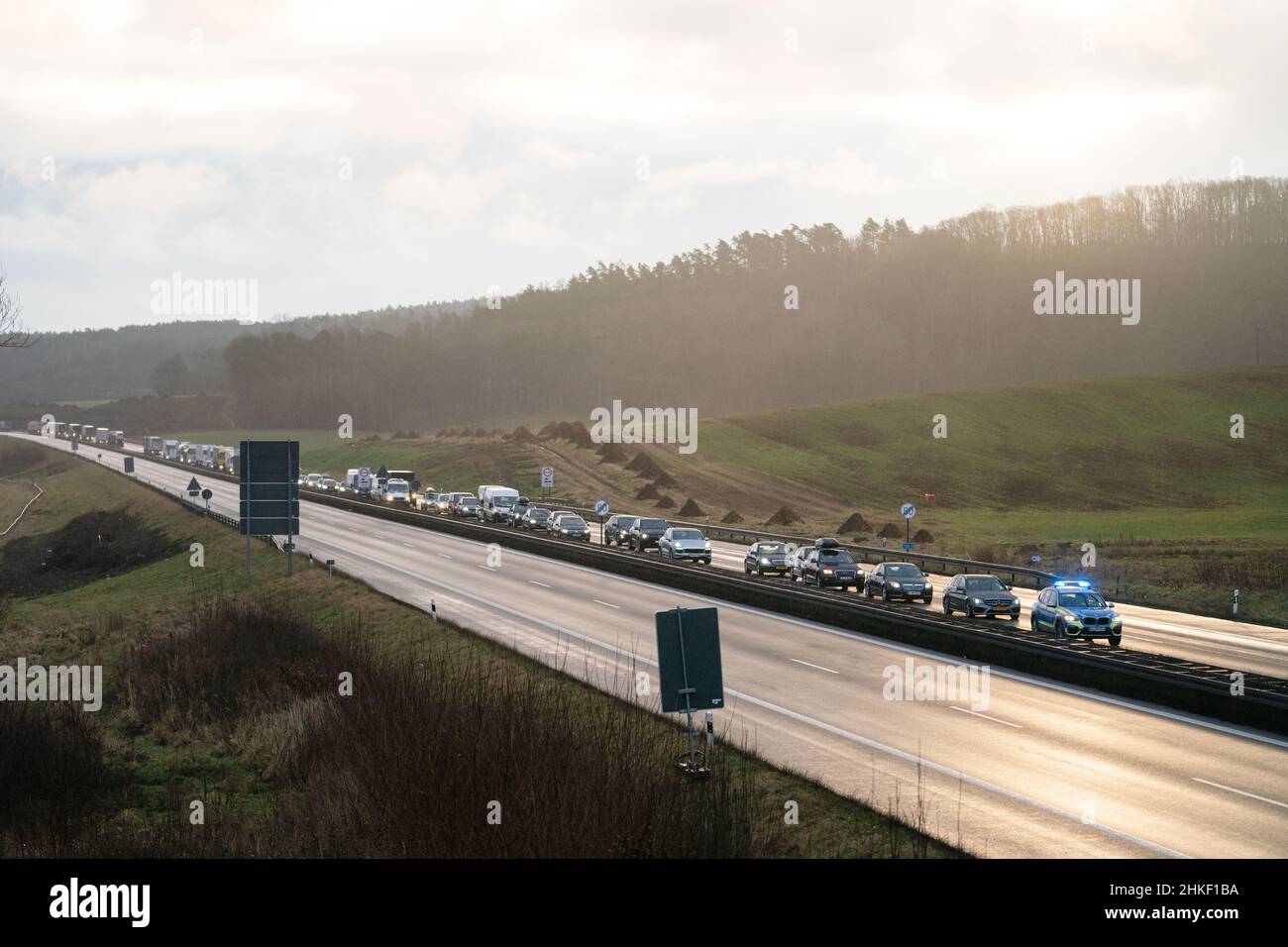 Geiselwind A3 Accident On Highway A3 High Resolution Stock Photography and Images - Alamy