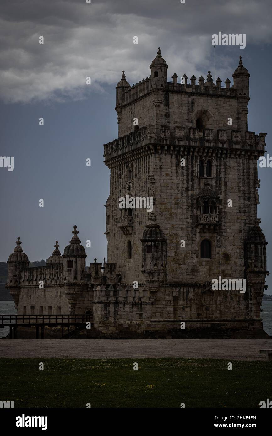 Belém tower on Lisbon, Portugal Stock Photo