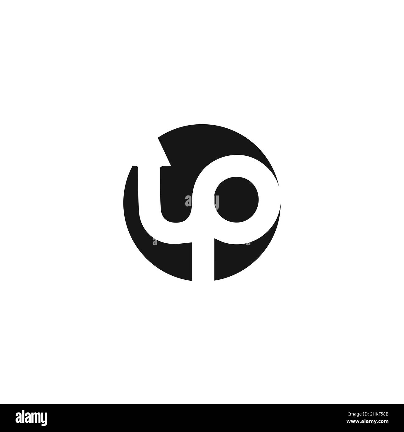 Top circle text logo design vector symbol template Stock Vector Image