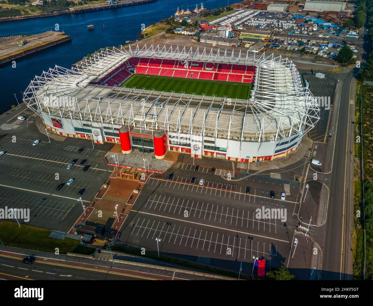 Down by the Riverside, Aerial Photos of Middlesbrough Football Club ...