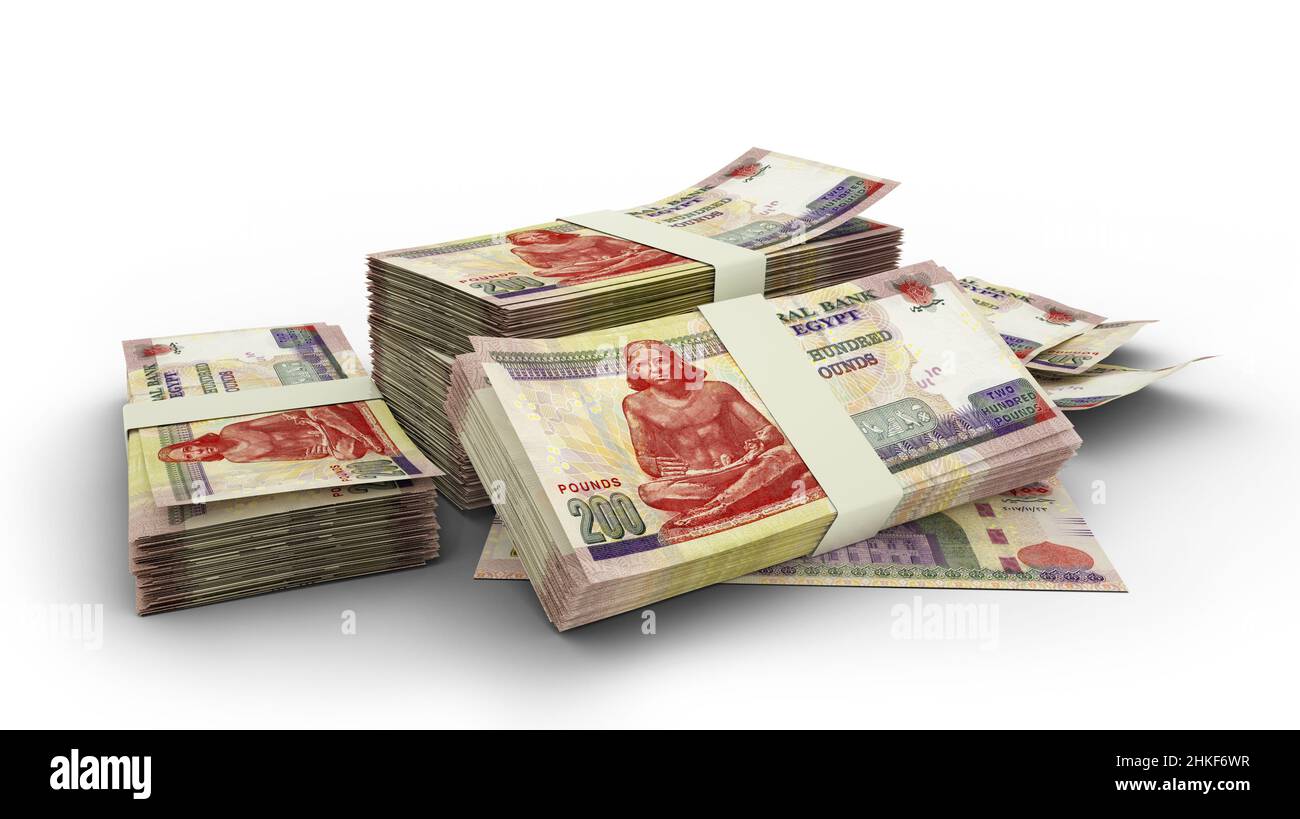 Egypt Pound Currency Green Cut Out Stock Images Pictures Alamy