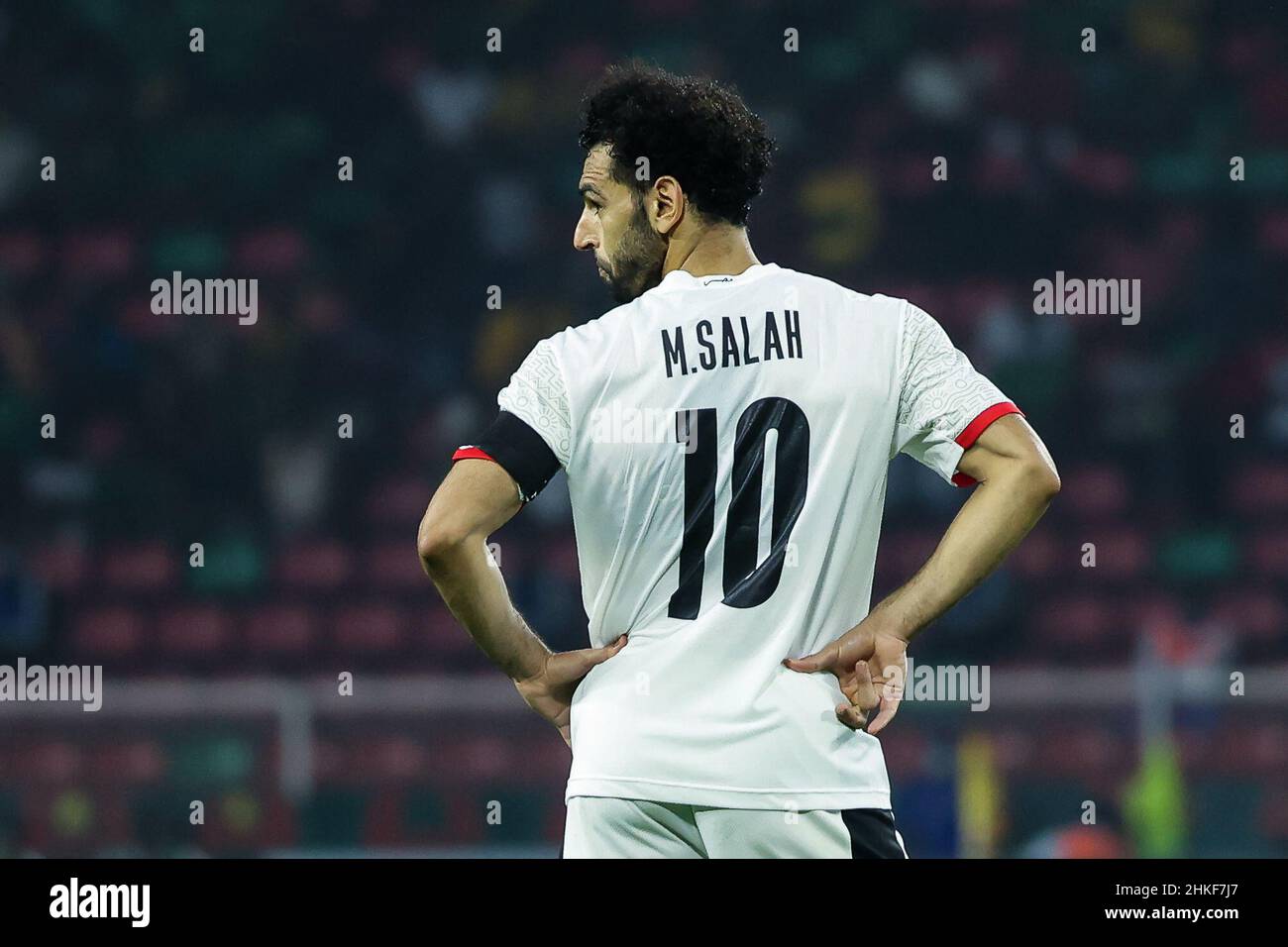 CAMEROON, Yaounde, 03 February 2022 - Mohamed Salah of Egypt during the Africa Cup of Nations play offs semi final match between Cameroon and Egypt at Stade d'Olembe, Yaounde, Cameroon, 03/02/2022/ Photo by SF Credit: Sebo47/Alamy Live News Stock Photo