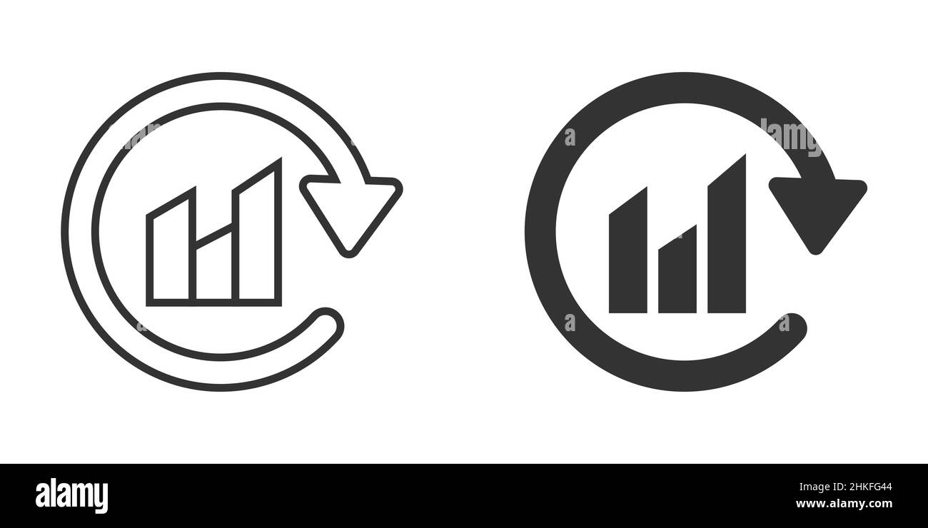 graph-arrow-icon-in-flat-style-financial-analytics-vector-illustration