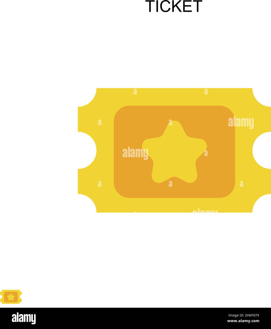 Event ticket icon Stock Vector Images - Alamy