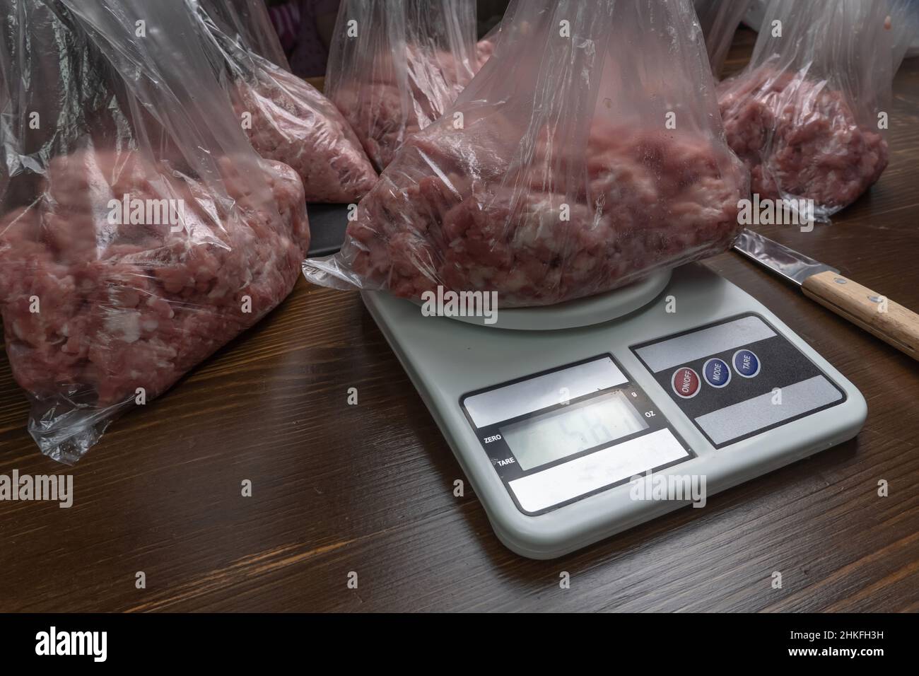 Scales for weighing meat hi-res stock photography and images - Alamy