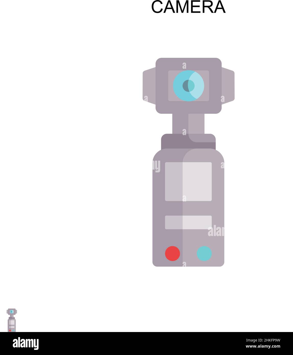 Camera Simple vector icon. Illustration symbol design template for web ...