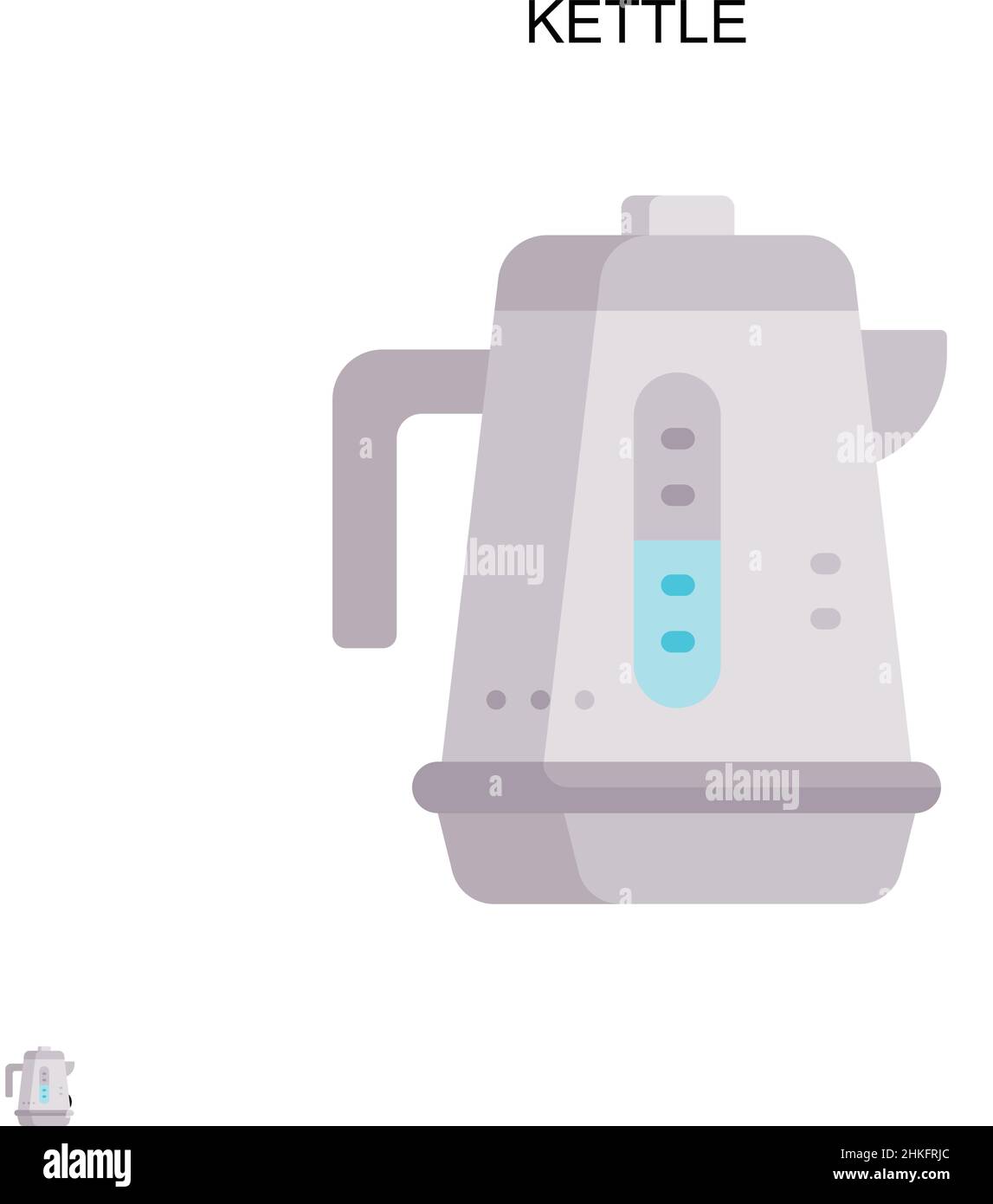 Kettle Simple vector icon. Illustration symbol design template for web ...