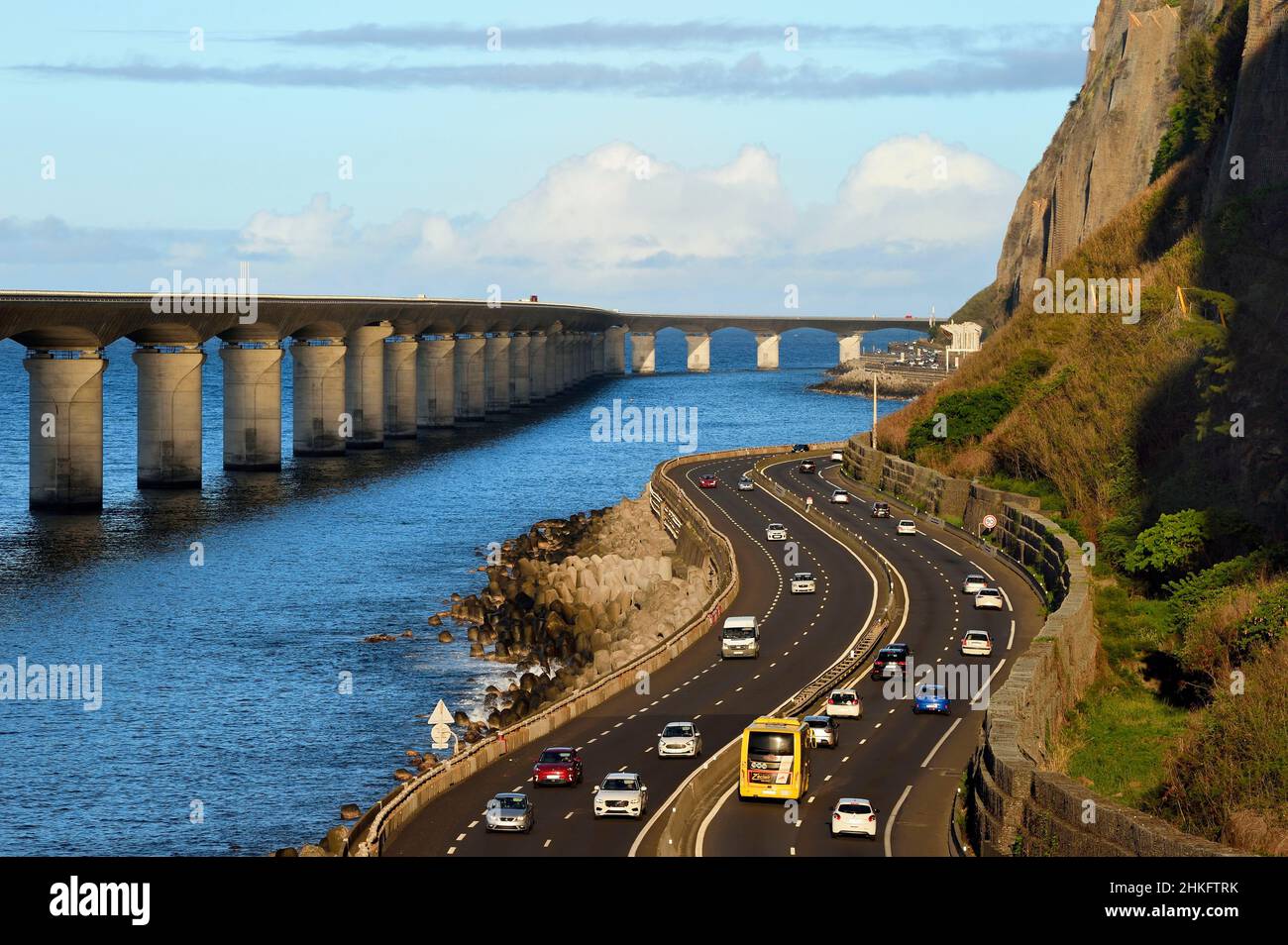 Reunion Bridge France, Reunion island (French overseas department), La Possession, the ...