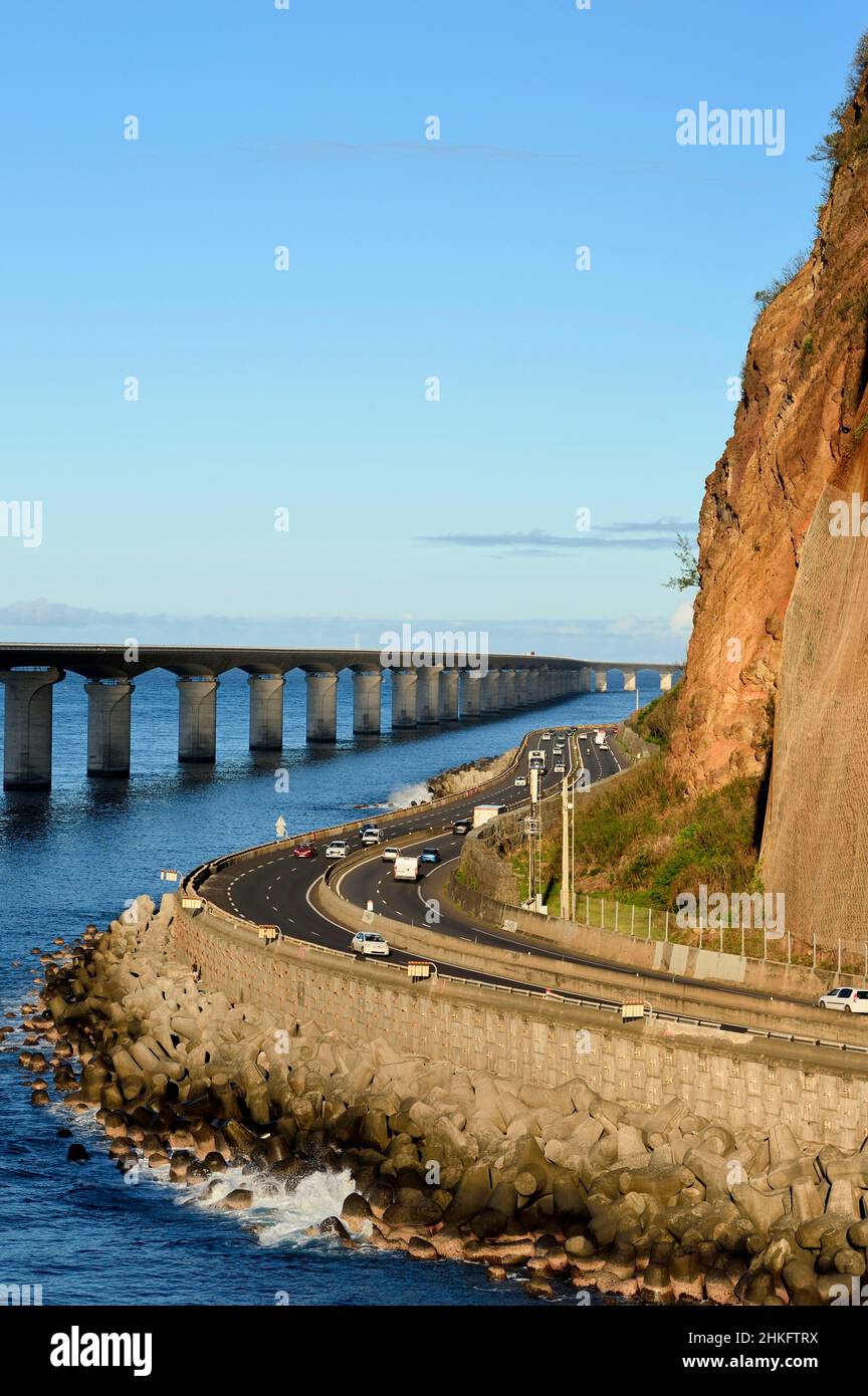 Reunion Bridge France, Reunion island (French overseas department), La Possession, the ...