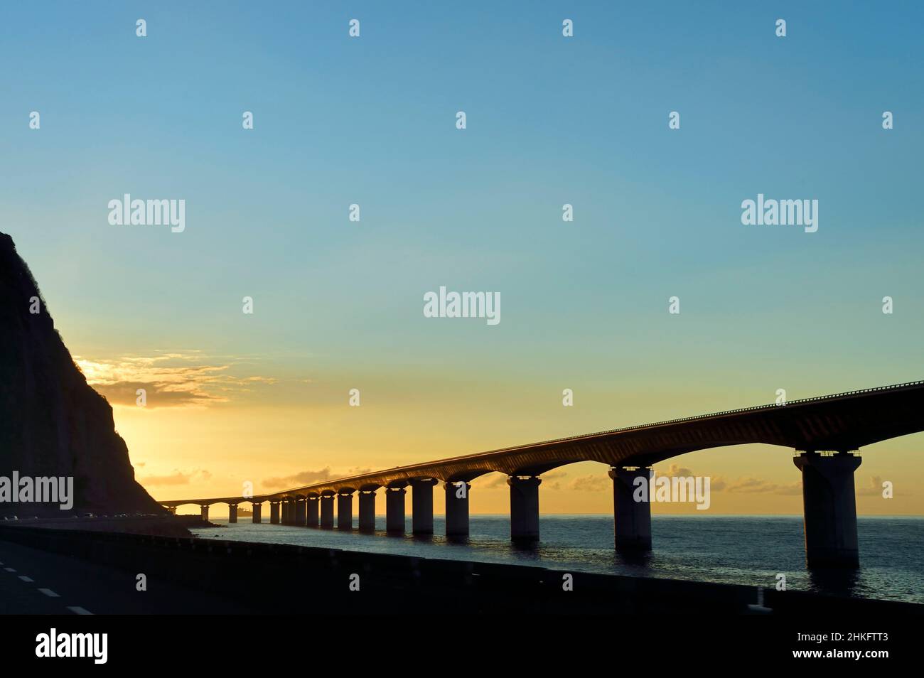 Reunion Bridge France, Reunion island (French overseas department), La Possession, the ...