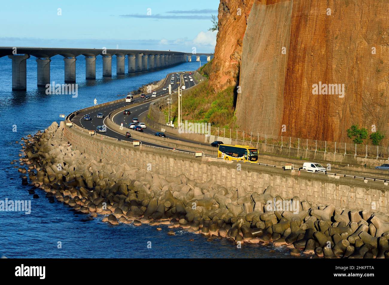 Reunion Bridge France, Reunion island (French overseas department), La Possession, the ...