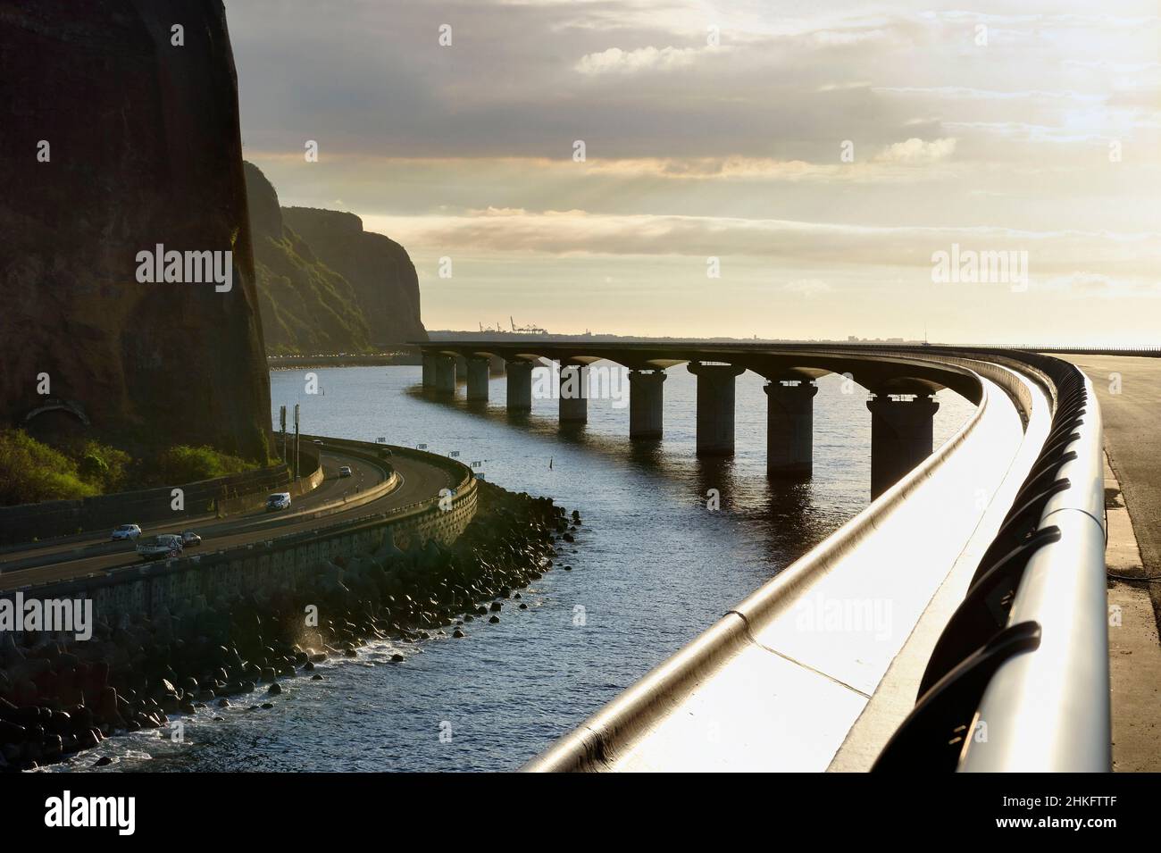 Reunion Bridge France, Reunion island (French overseas department), La Possession, the ...