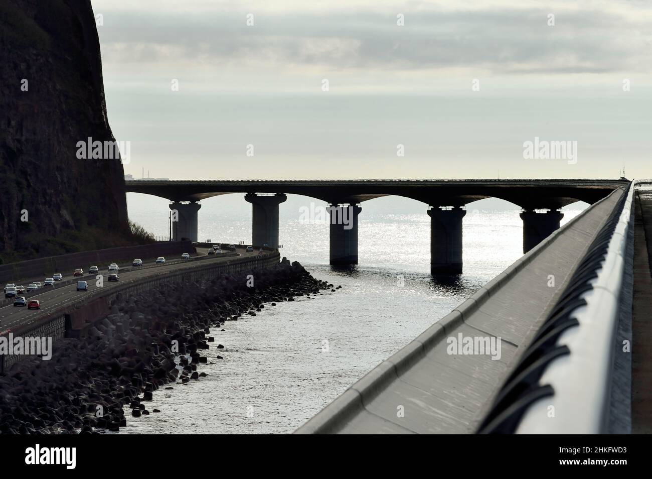 Reunion Bridge France, Reunion island (French overseas department), Saint Denis, the ...