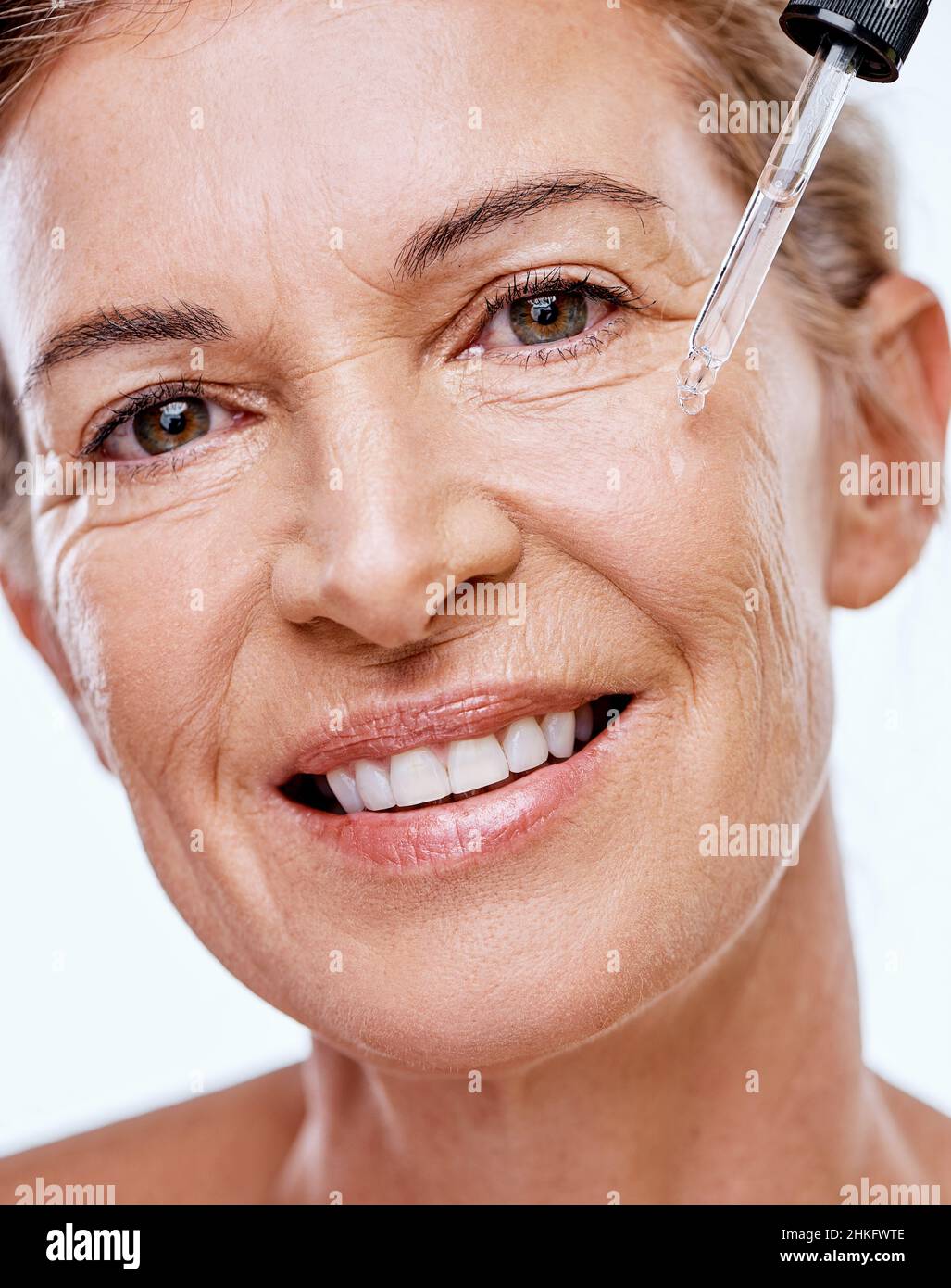 Get into a healthy, preventative skin care regimen Stock Photo