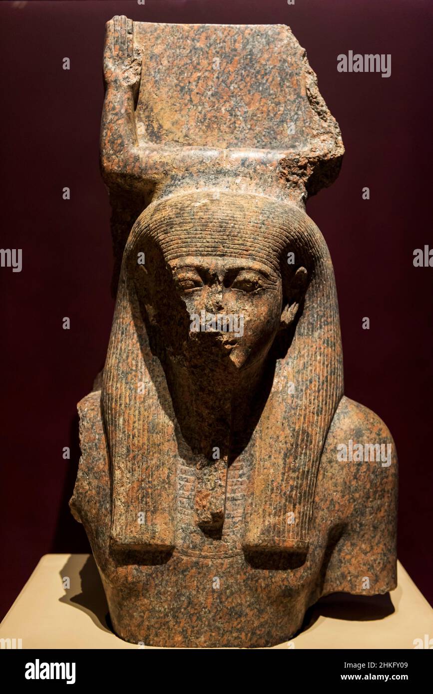 Egypt, Red Sea Governorate, Hurghada, Hurghada Museum, Ka statue of