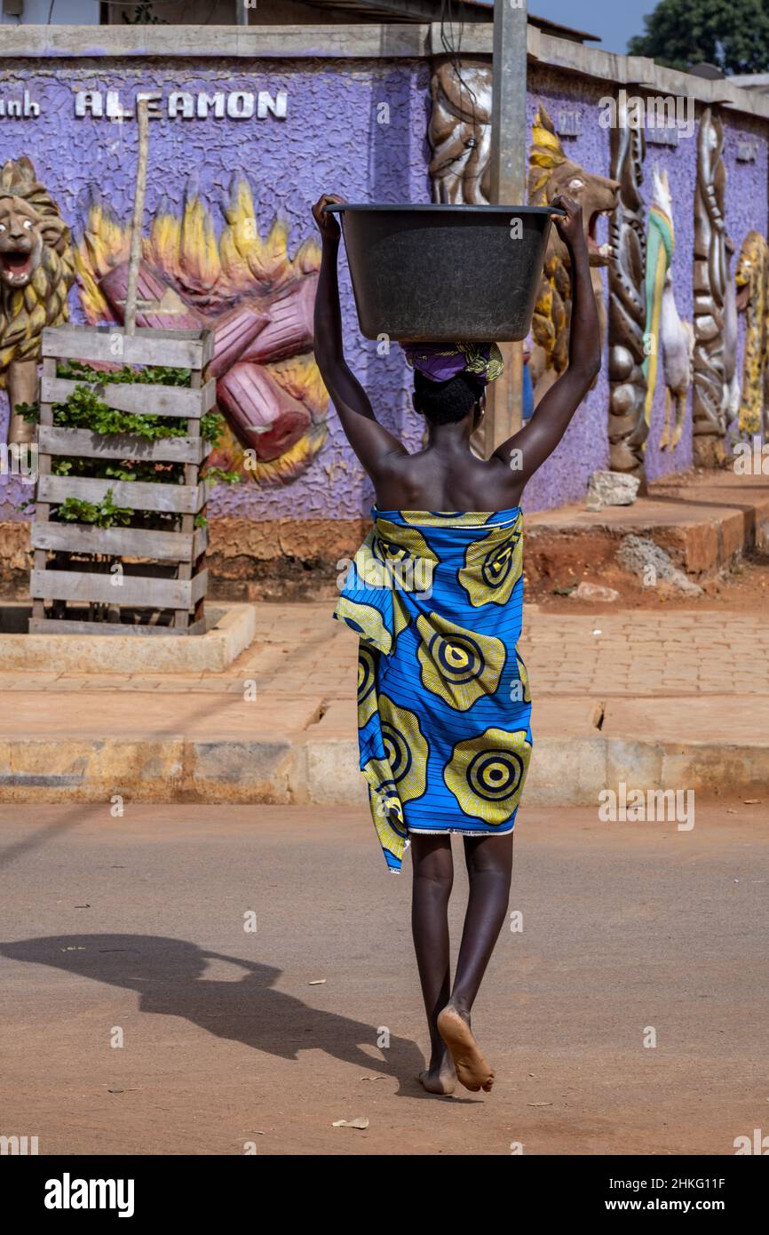Benin, Abomey, the royal palaces district Stock Photo