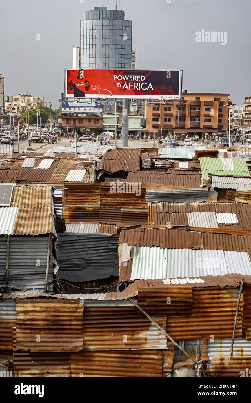 Benin, Cotonou, the Dantokpa area Stock Photo