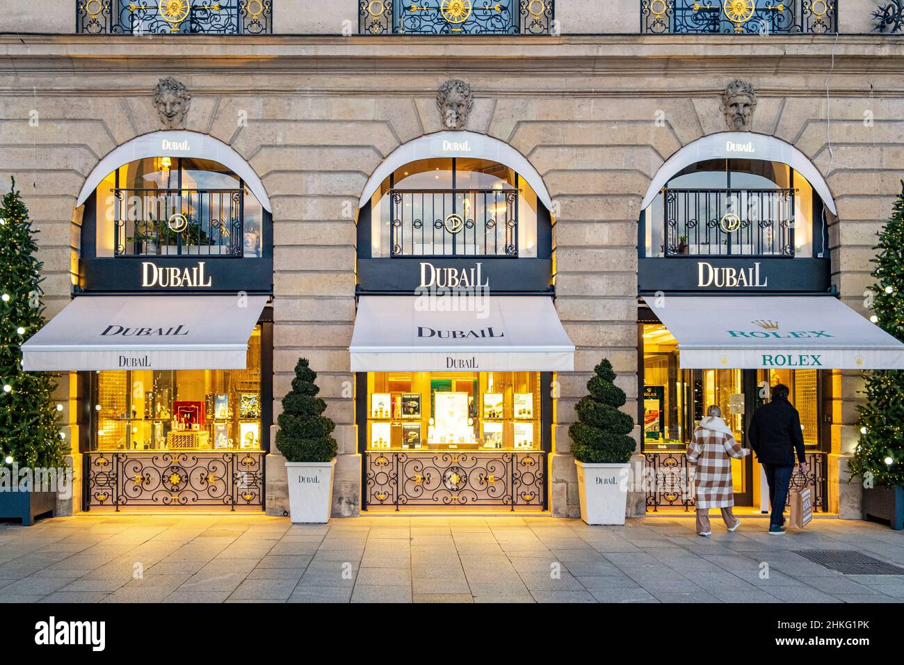 Shops in Place Vendome, Paris, France Stock Photo - Alamy