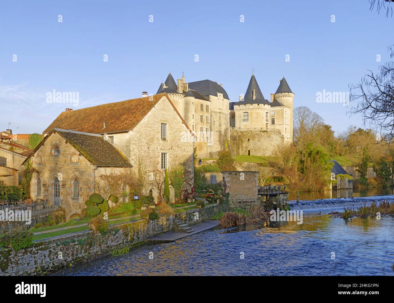 France, Charente Maritime, verteuil mill Stock Photo