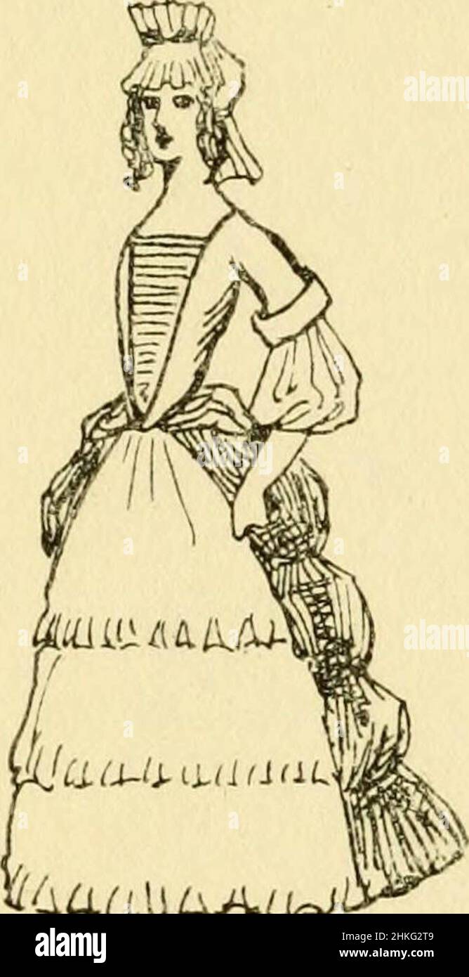 'English costume' (1906) Stock Photo