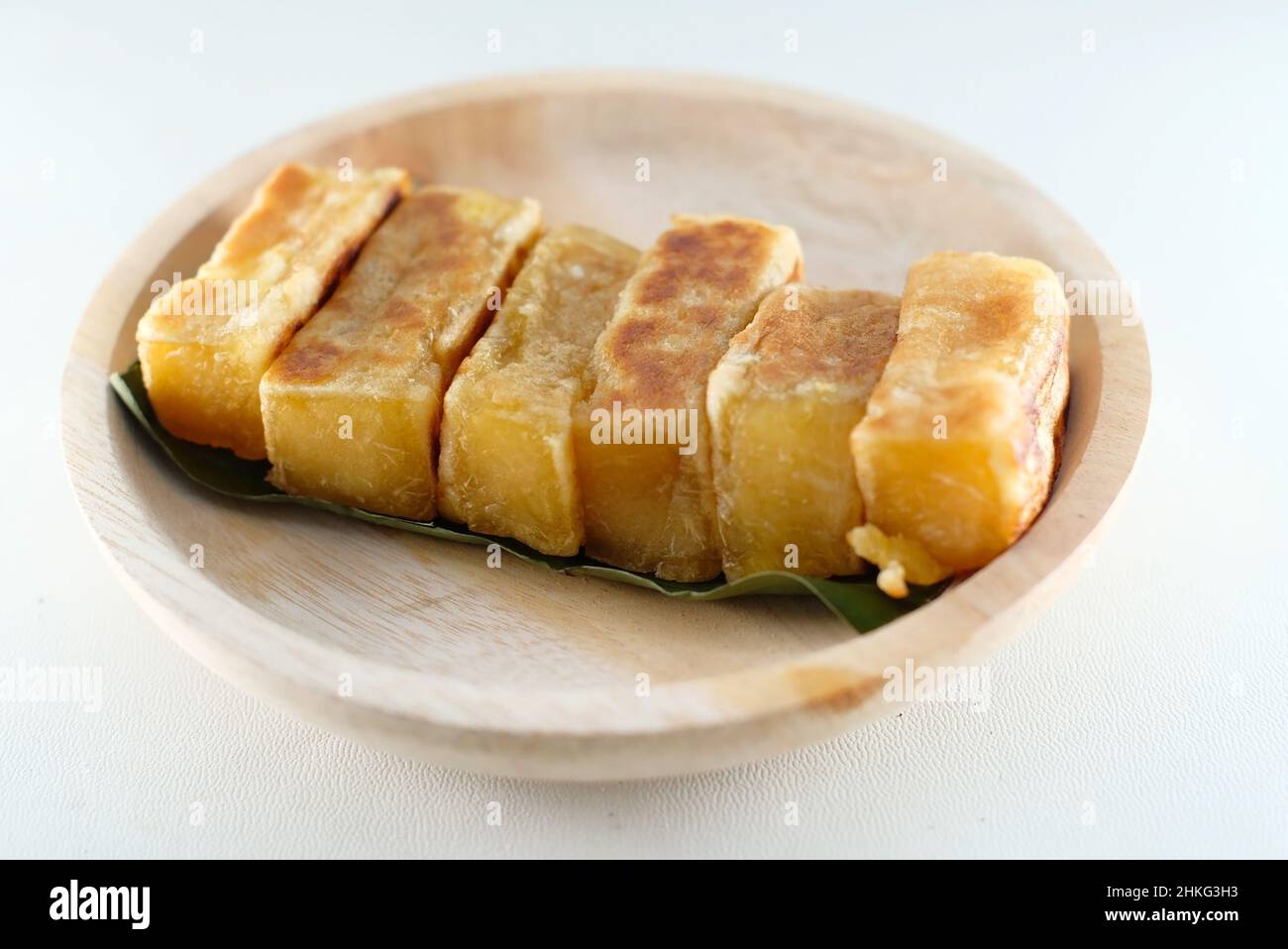 Gethuk Bakar. Grilled gethuk. Delicious traditional food from Semarang