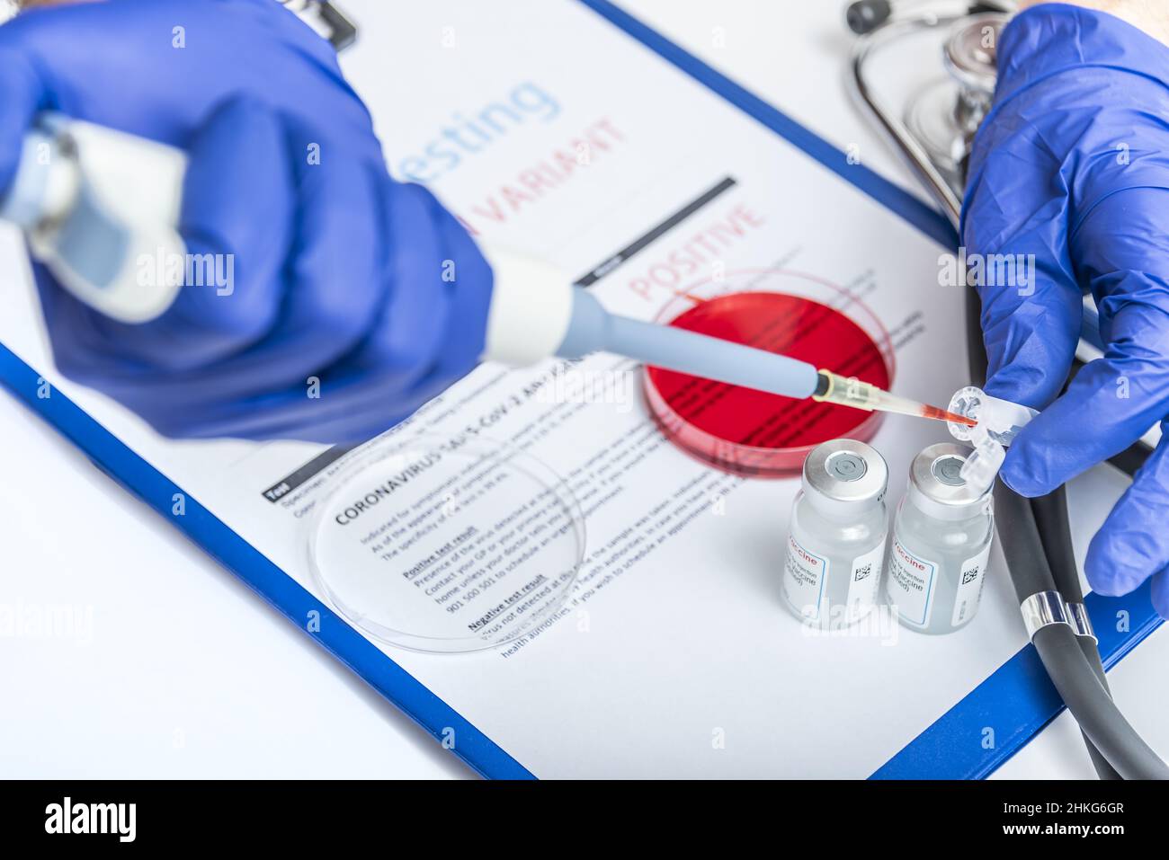 Omicron positive, antigen test kit positive with Omicron or BA.2