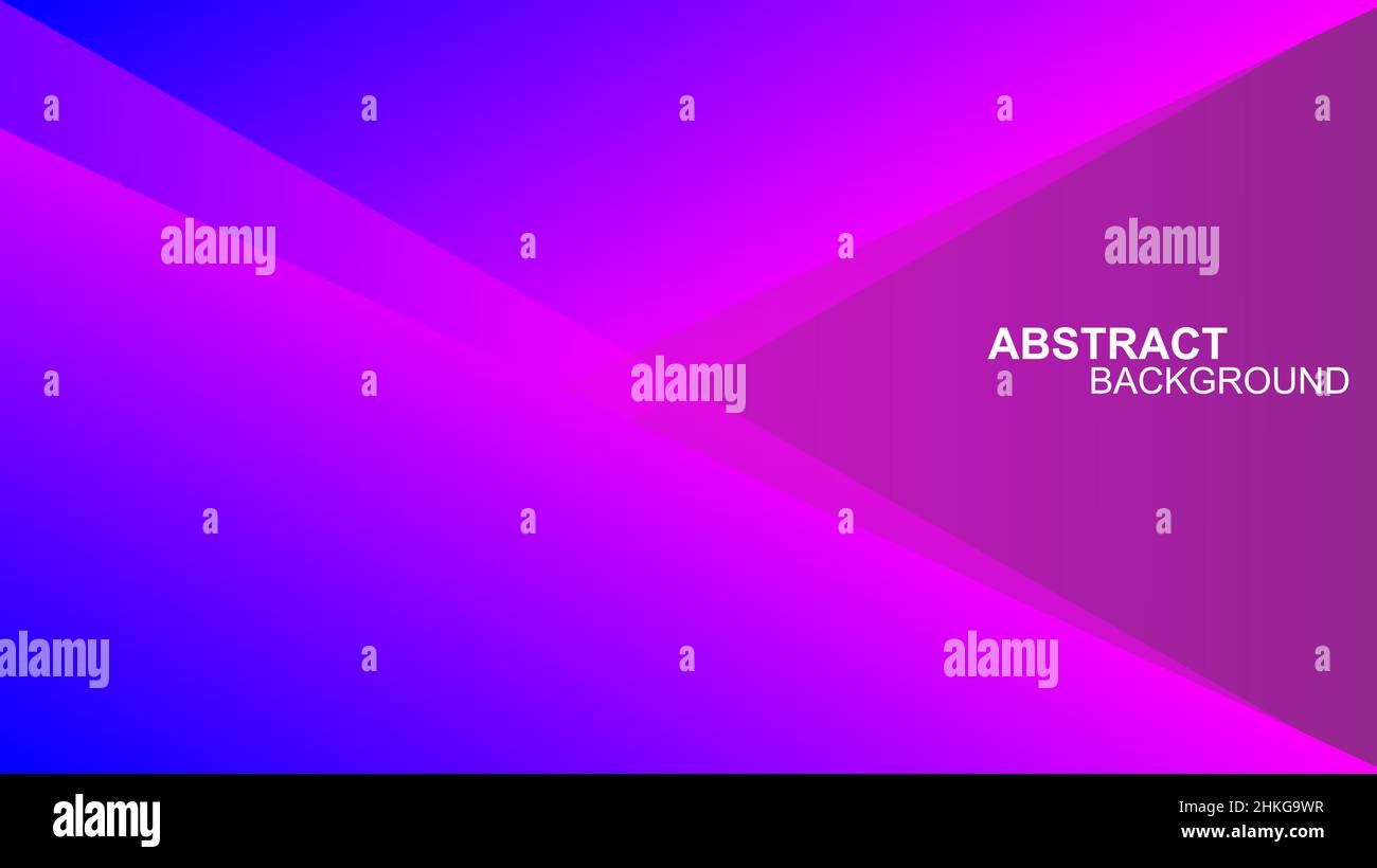 Neon light triangle abstract background wrapped in triangle design Stock Vector