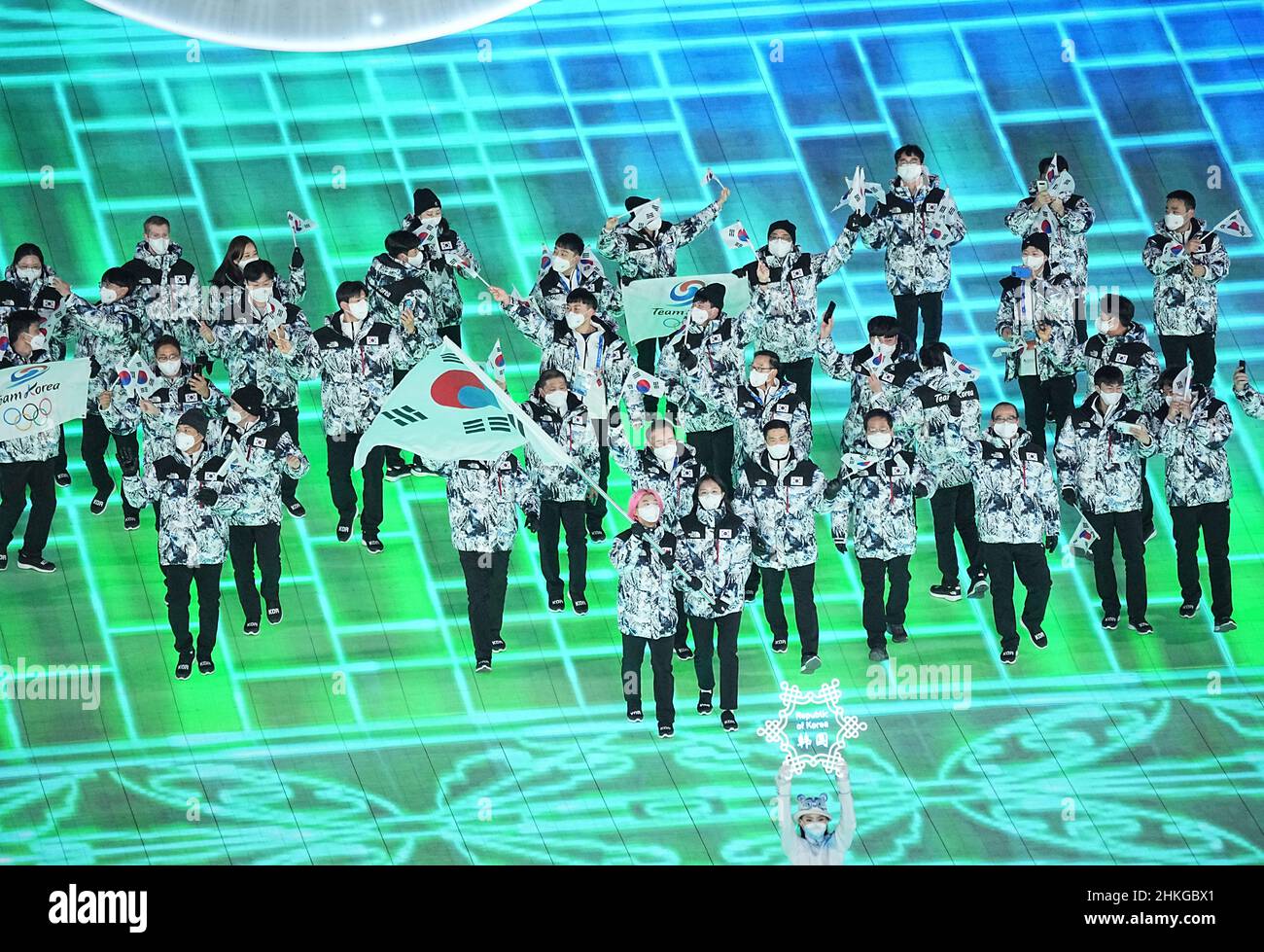 Beijing, China. 04th Feb, 2022. Olympics Opening ceremony in the Olympic Stadium "Bird
