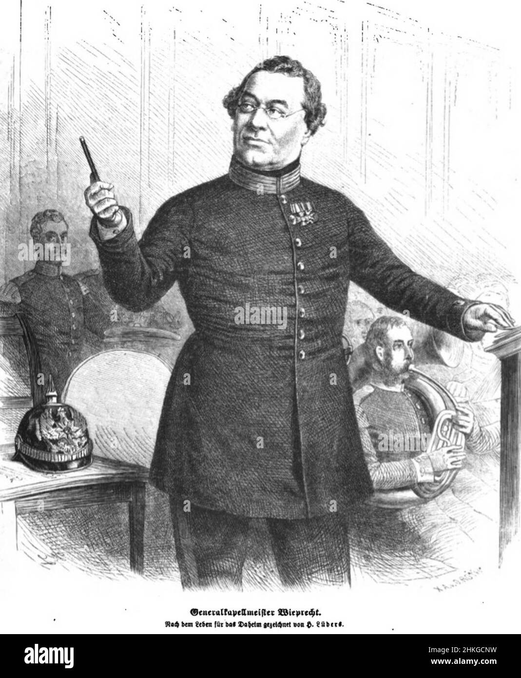 Wilhelm Friedrich Wieprecht Stock Photo