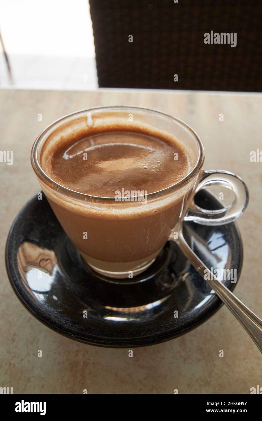 lanzarote coffee cafe leche leche made with milk and condensed milk