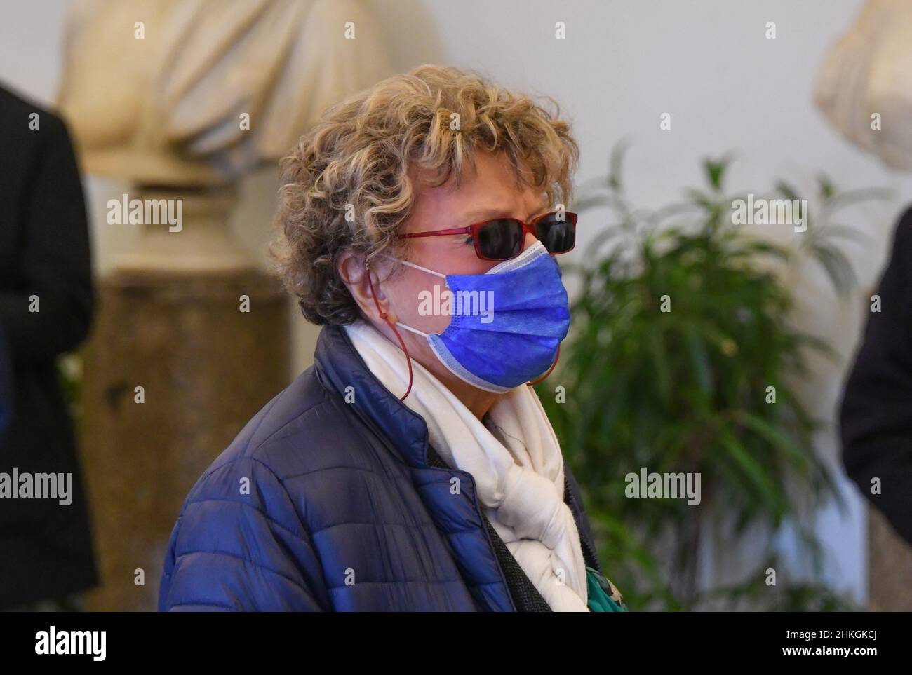 Rome, Italy: writer Dacia Maraini in her house Stock Photo - Alamy