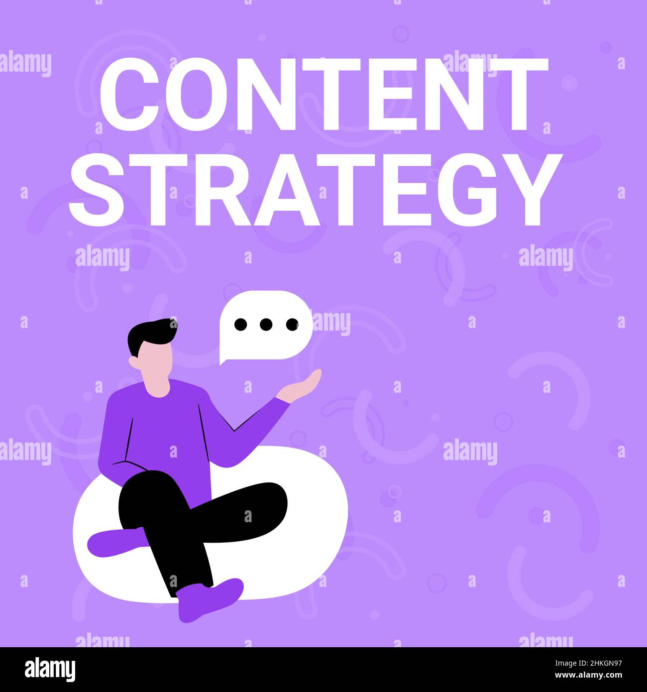 Writing displaying text Content Strategy. Concept meaning create ...