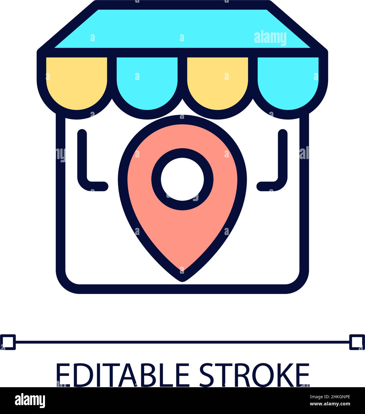 Physical retail store Stock Vector Images - Alamy