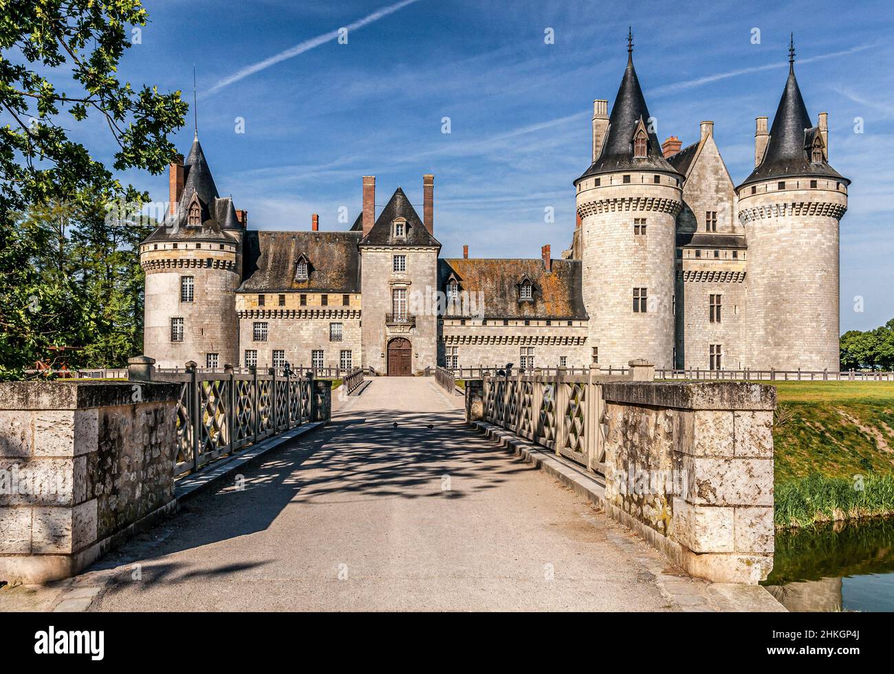 Chateau, Sully Sur Loire Stock Photo