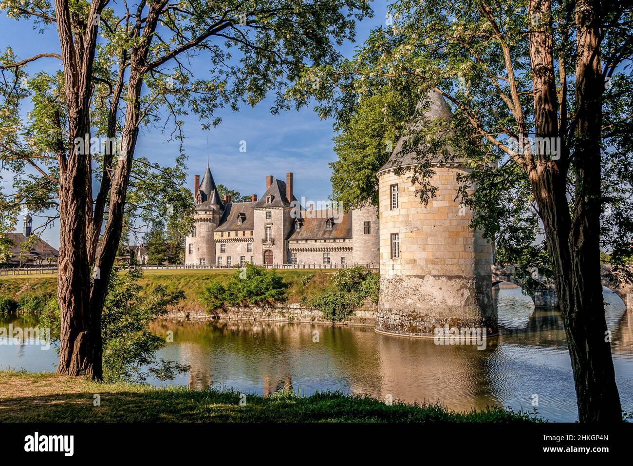 Chateau, Sully Sur Loire Stock Photo