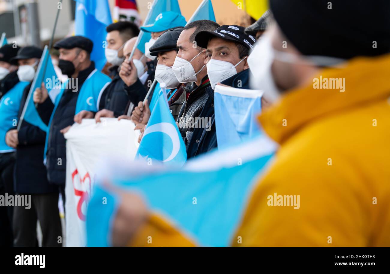 Uyghur demonstration hi-res stock photography and images - Alamy