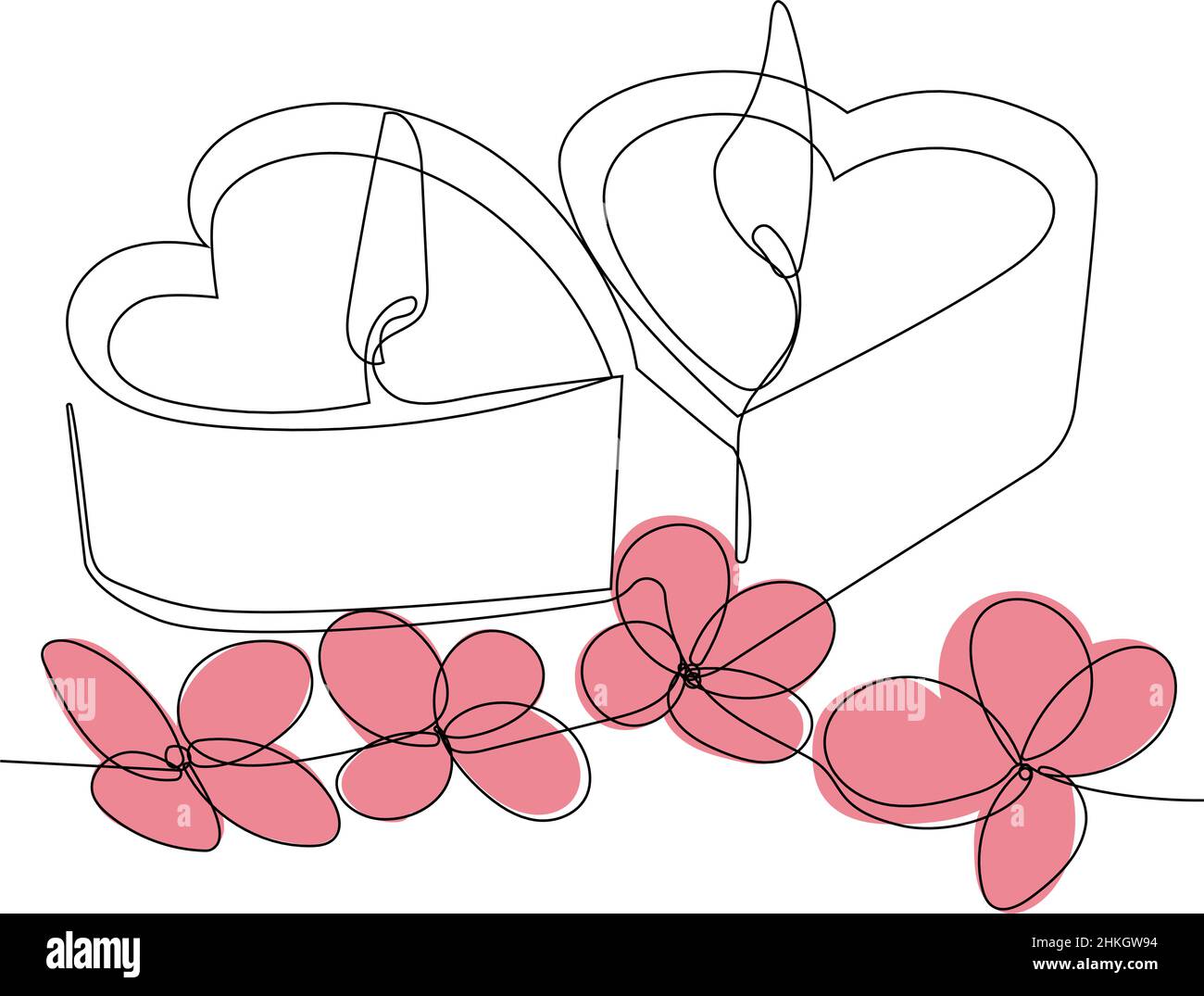 Romantic atmosphere candles with a flowers Stock Vector