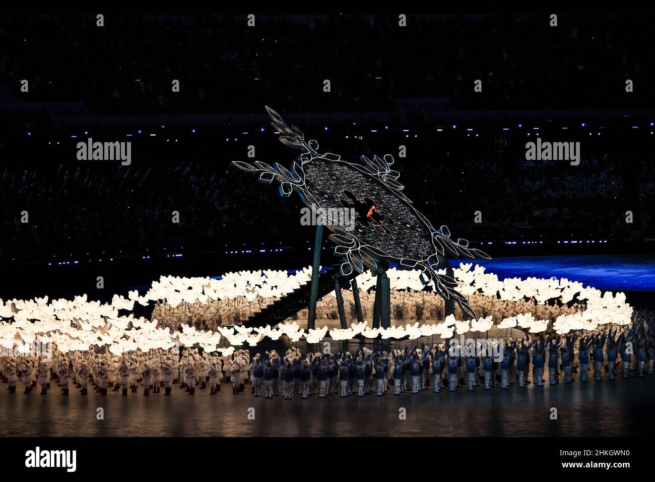 Illustration, ambiance during the Olympic Winter Games Beijing 2022, Opening Ceremony on February 4, 2022 at the National Stadium in Beijing, China - Photo: Osports/DPPI/LiveMedia Stock Photo