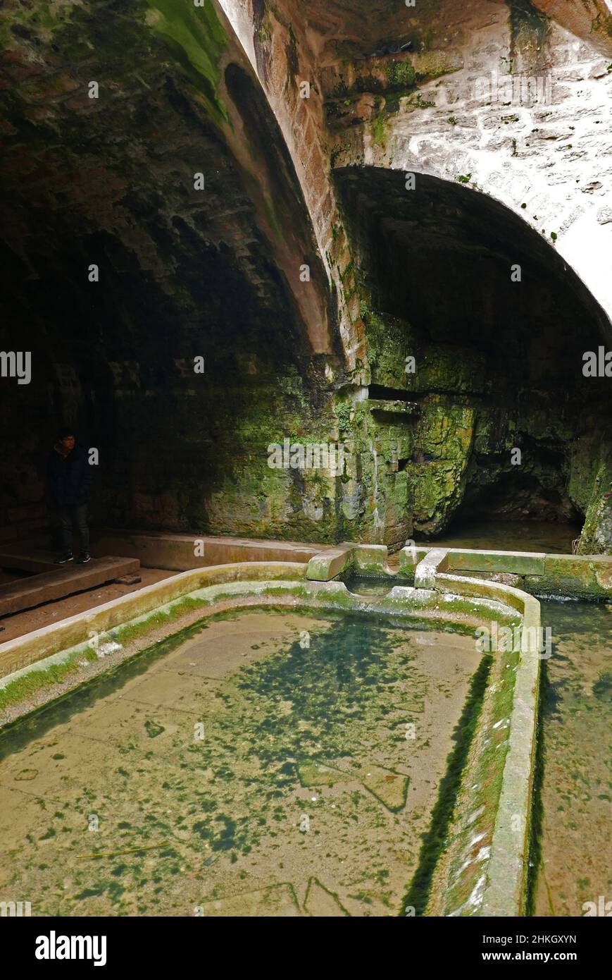 La Grande Fontaine, Dole, Jura, Bourgogne-Franche-Comte, France, Europe Stock Photo