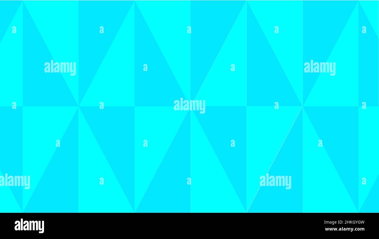 Retro triangle abstract background in blue color Stock Vector