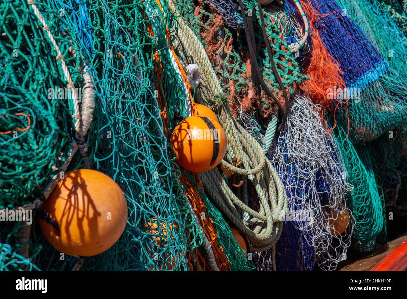 Rope and fishing floats hi-res stock photography and images - Alamy