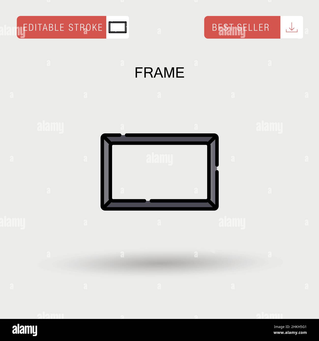 Frame Simple vector icon Stock Vector Image & Art - Alamy