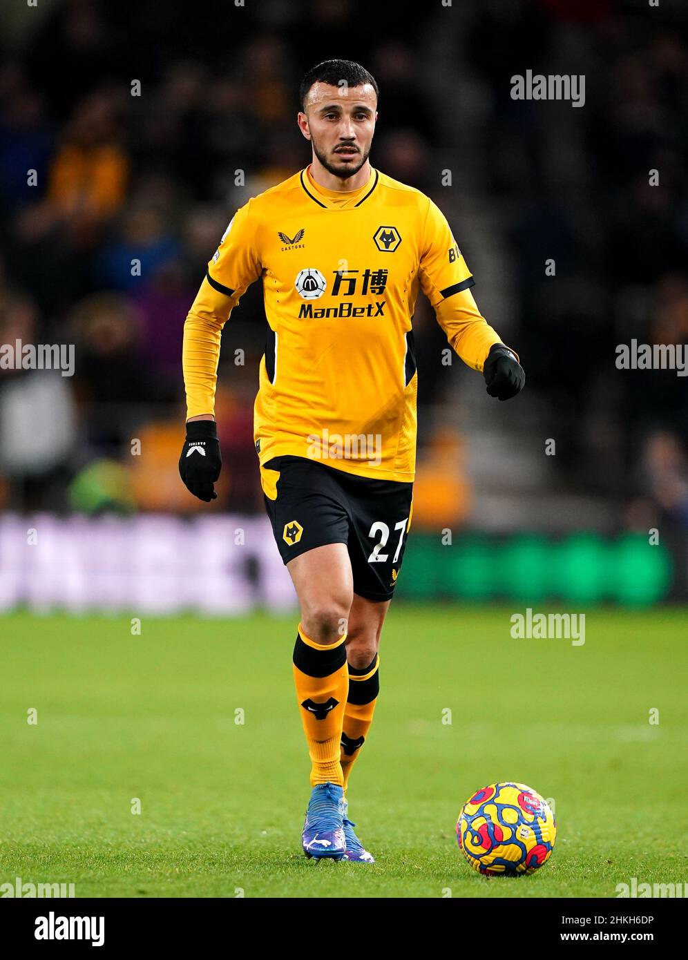 File photo dated 01-12-2021 of Wolverhampton Wanderers' Romain Saiss, who will be rested by Wolves boss Bruno Lage after returning from the Africa Cup of Nations. Issue date: Friday February 4, 2022. Stock Photo